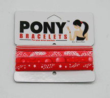 Multi Red Pony Bracelets